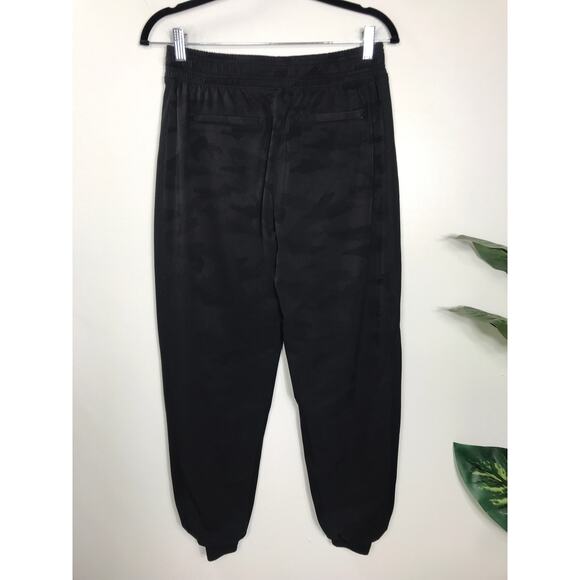 Athleta Brooklyn Lined Jogger Camo Lux Black Pant Women's 0 Lounge - Picture 5 of 11
